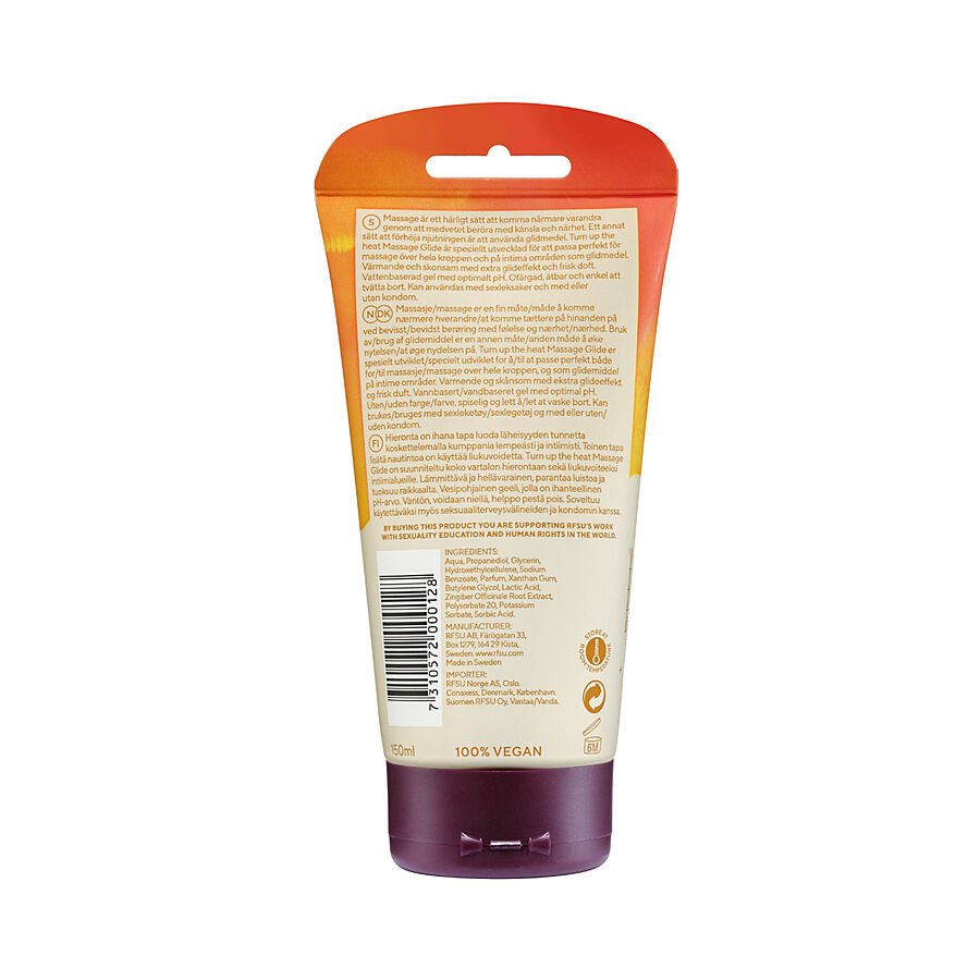 RFSU Turn up the Heat - Hierontageeli, 150 ml