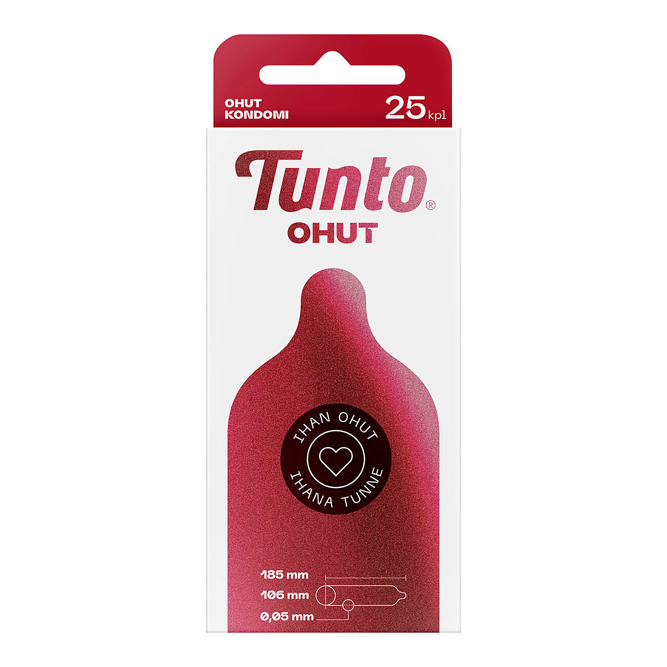 Tunto Ohut - Kondomi, 25 kpl