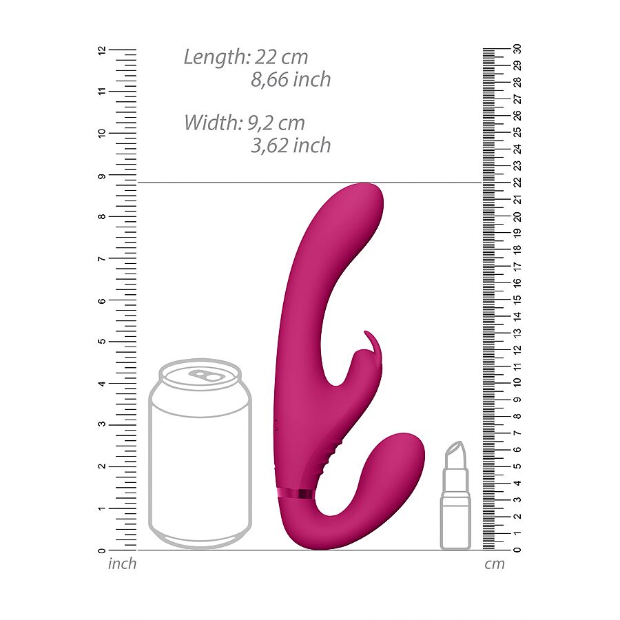 VIVE - Suki strapless strap-on-vibraattori