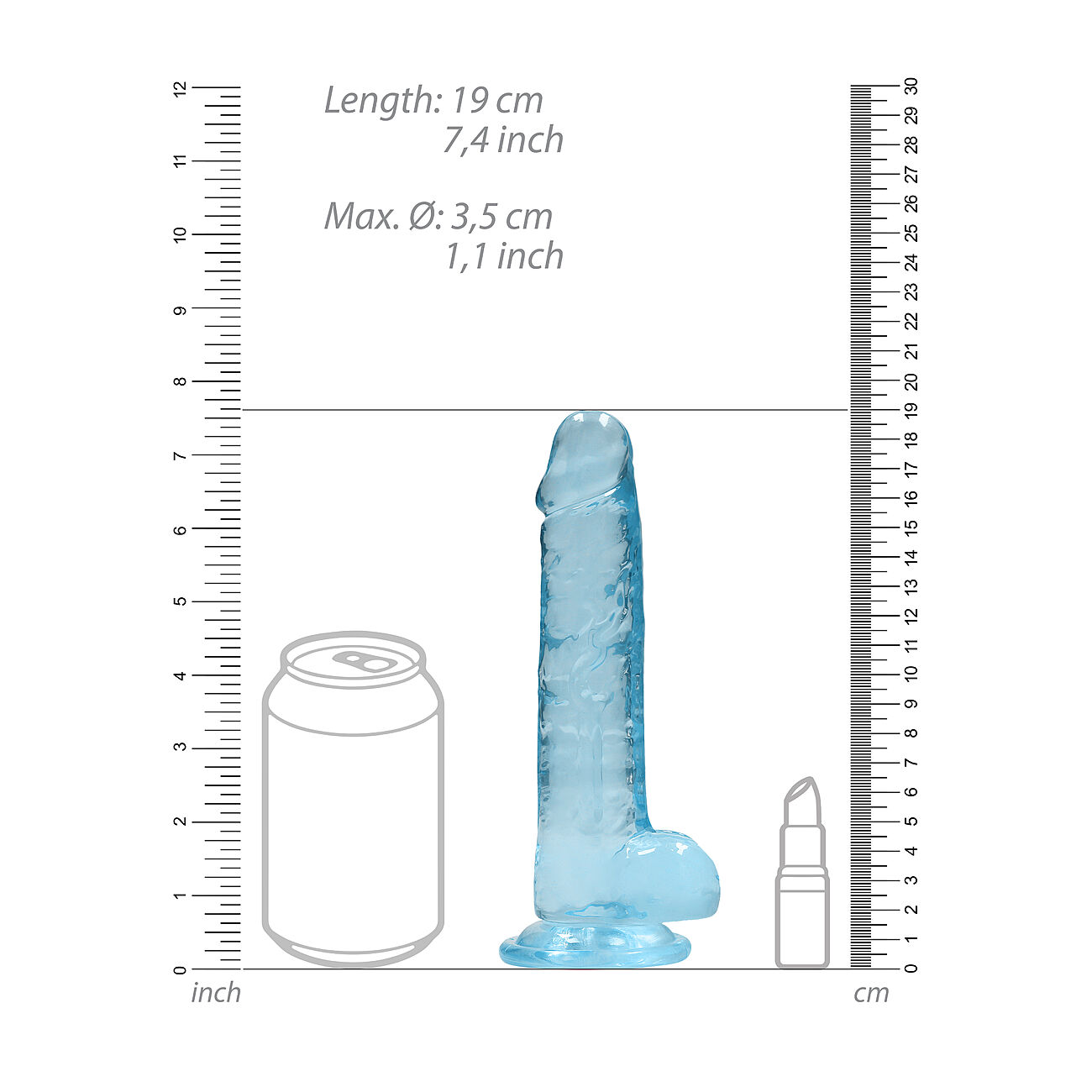 RealRock Super Flexible - Dildo kiveksill 7