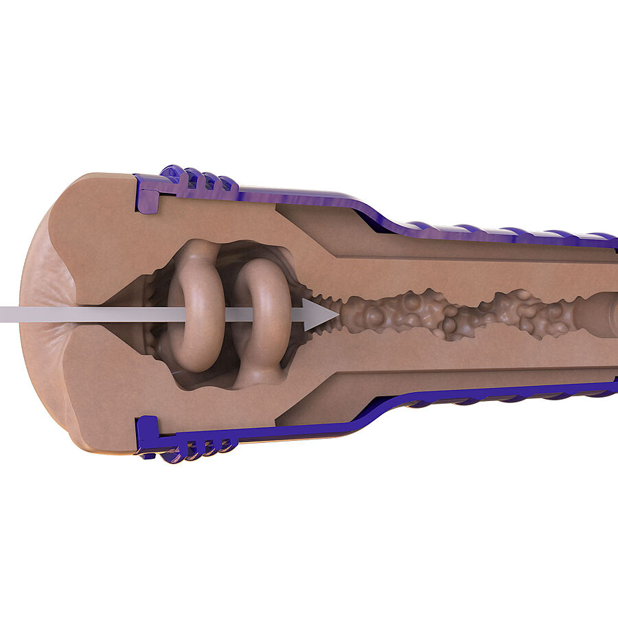 Fleshlight Boost Blast Female - Tekoanus, vaalea