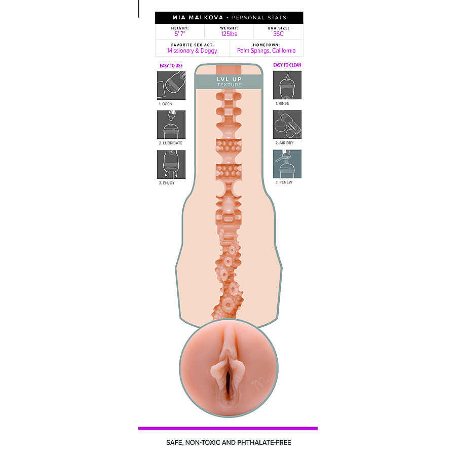 Fleshlight Girls Mia Malkova Lvl Up - Tekovagina