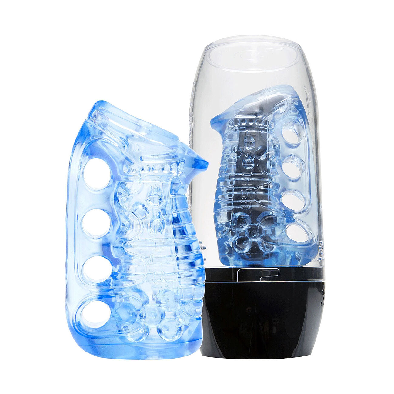 Fleshlight FleshSkins Grip Blue Ice - Masturbaattori