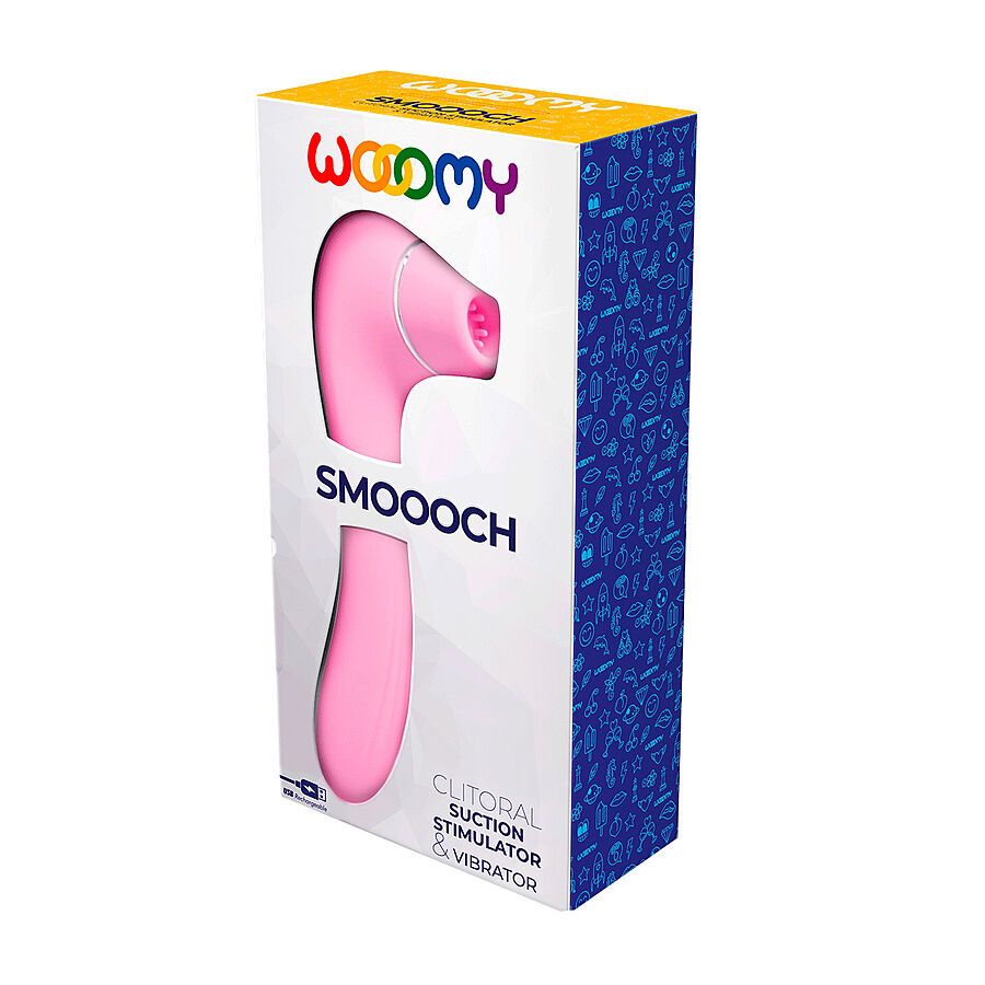 Wooomy Smoooch - Klitoriskiihotin ja vibraattori, pinkki