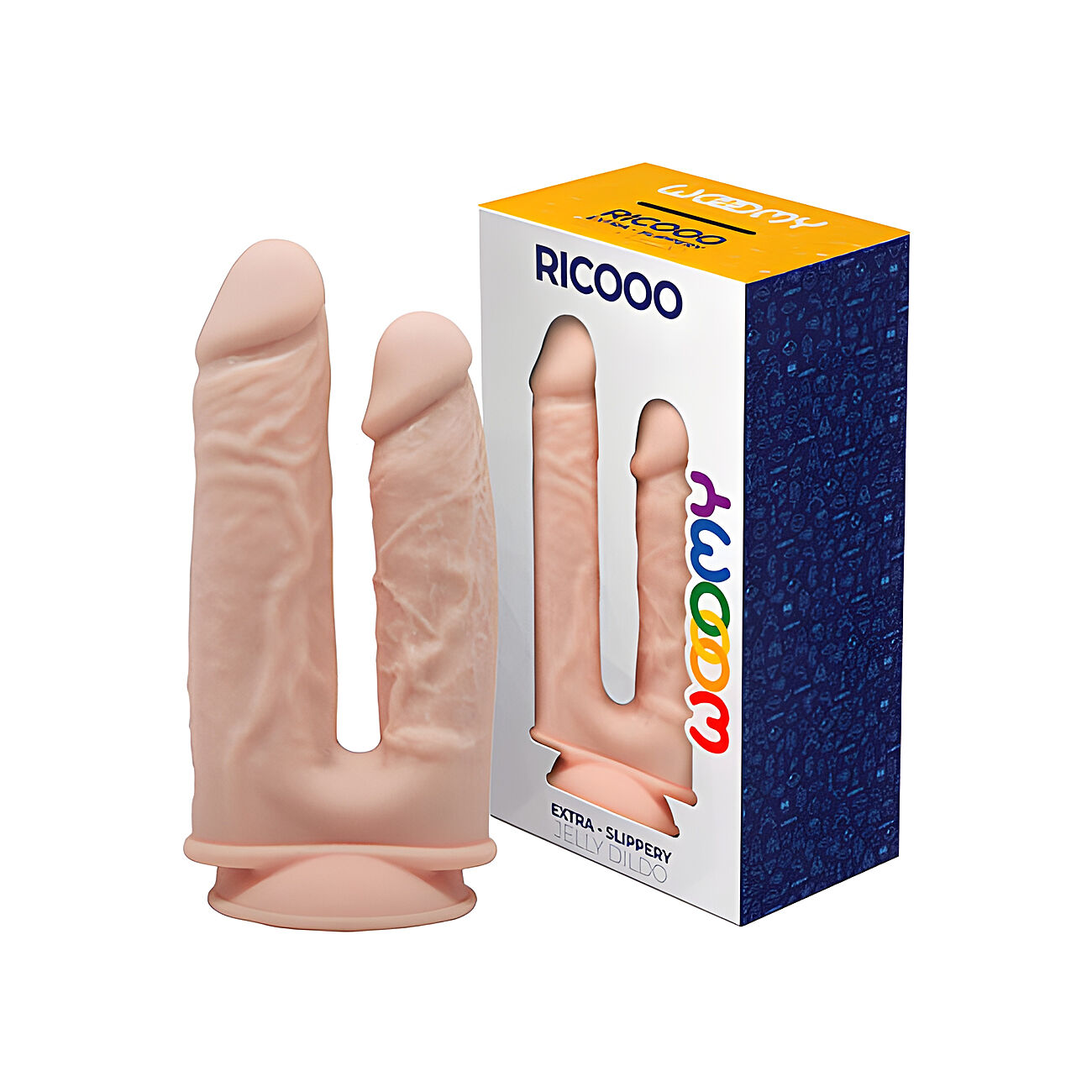 Wooomy Ricooo - Jelly tupladildo