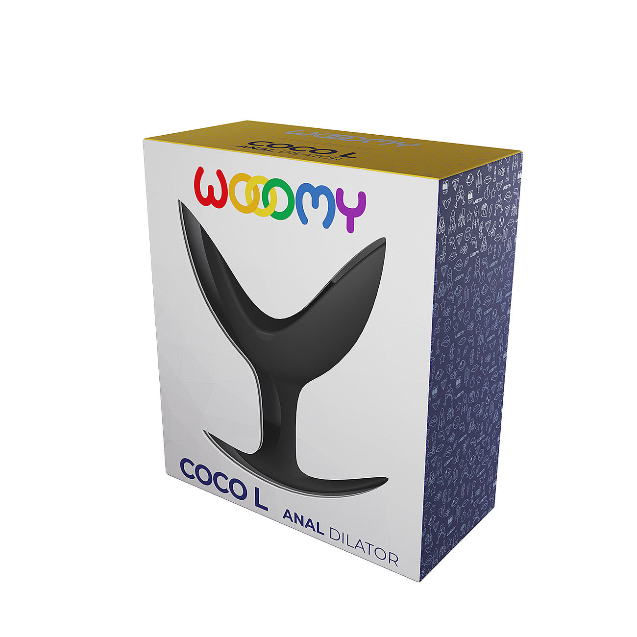 Wooomy Coco - Levittv anaalitappi, koko L