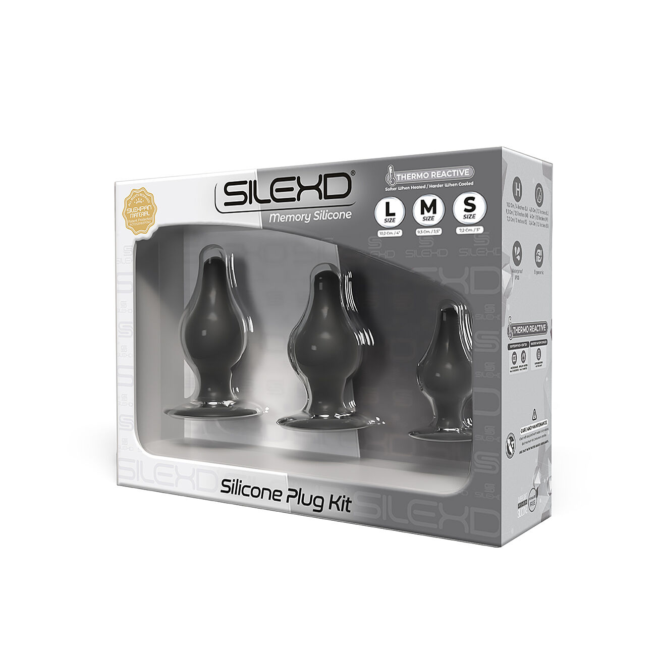 Silexd - Anaalitappisetti premium silikoni