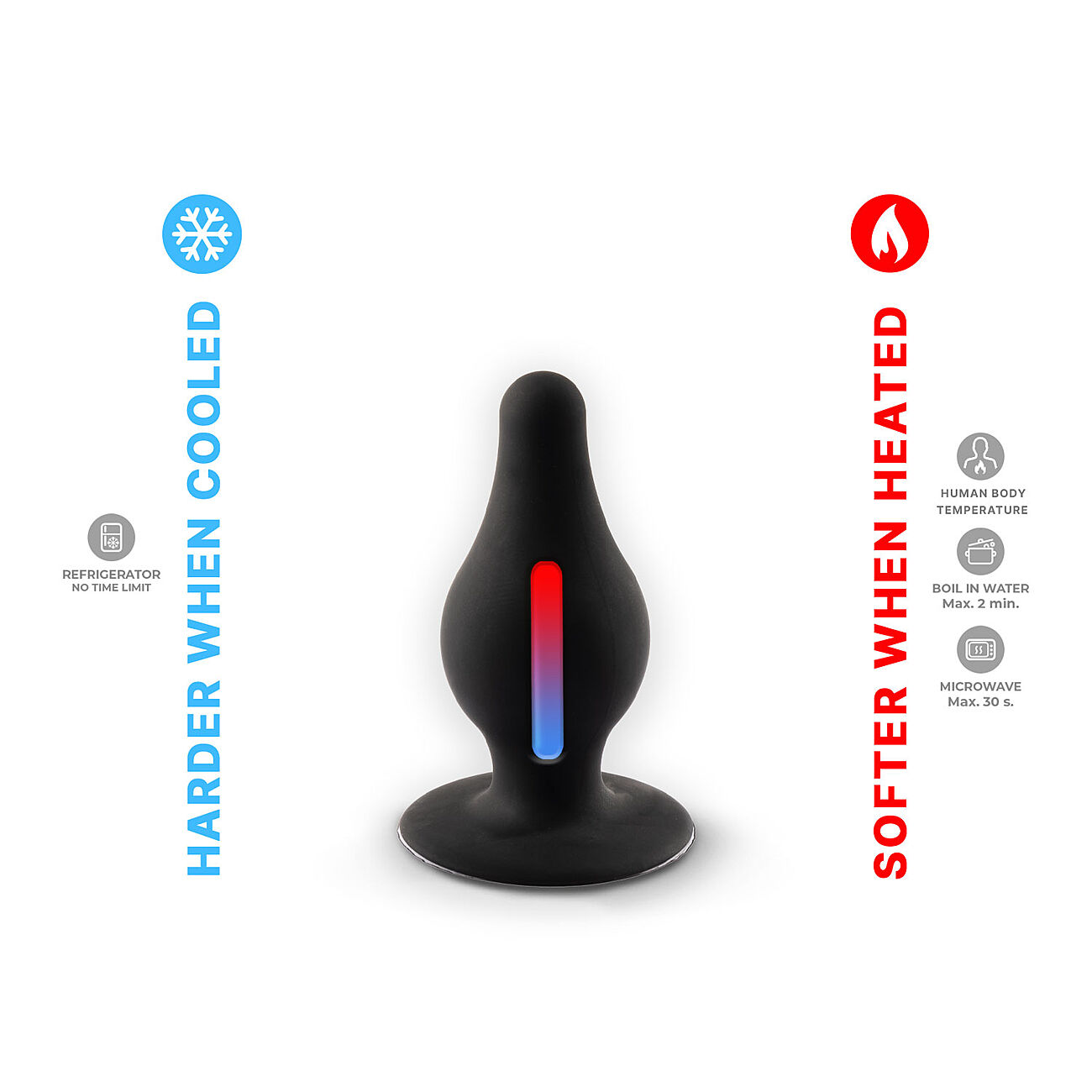 Silexd - Anaalitappi premium silikoni, S