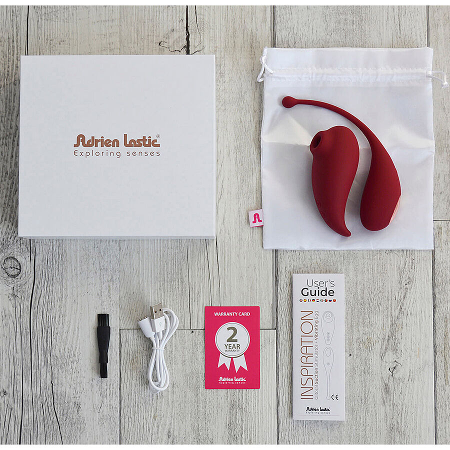 Adrien Lastic Inspiration Set - Klitoriskiihotin ja kuulavibraattori