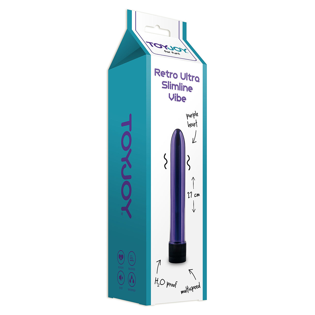 Toy Joy Retro - Ultra sile vibraattori, violetti