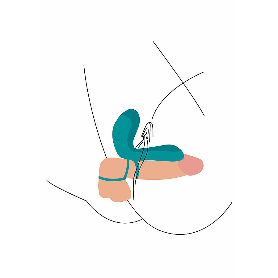 Xocoon - Pariskuntavibraattori penisrenkaalla