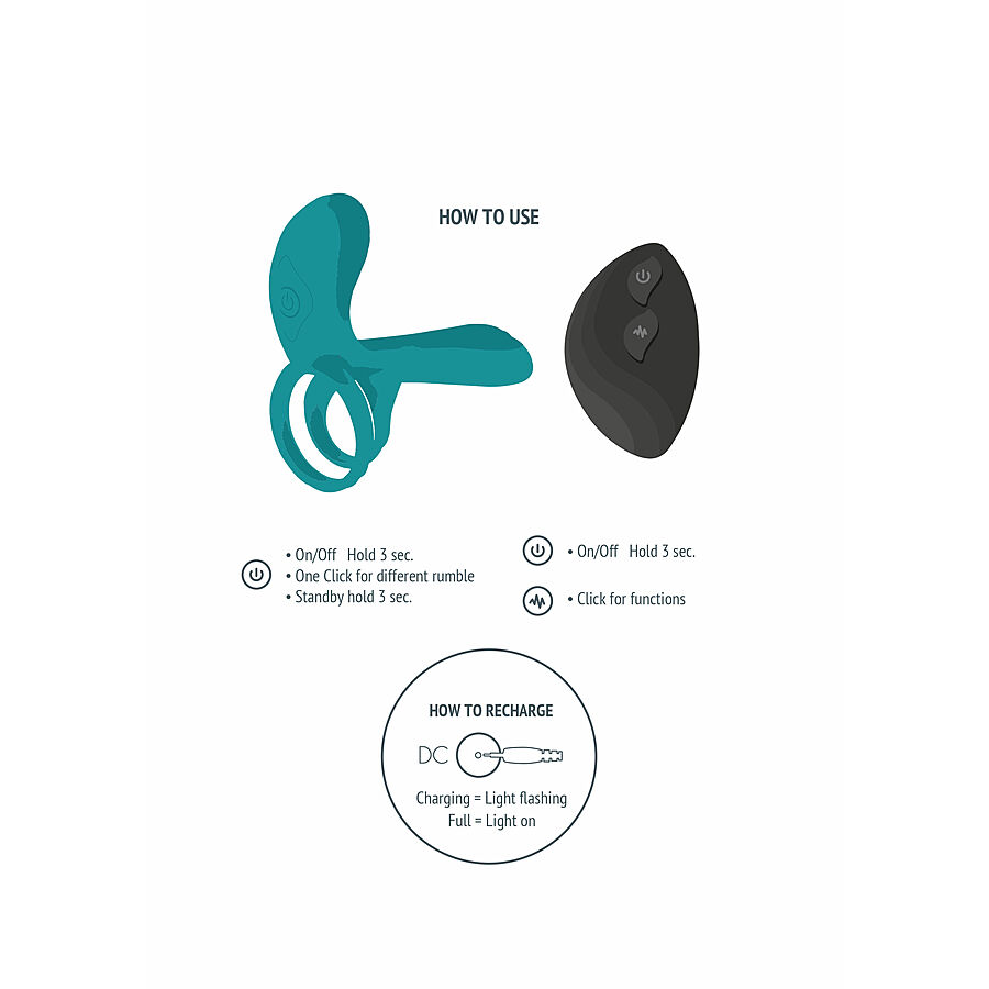 Xocoon - Pariskuntavibraattori penisrenkaalla