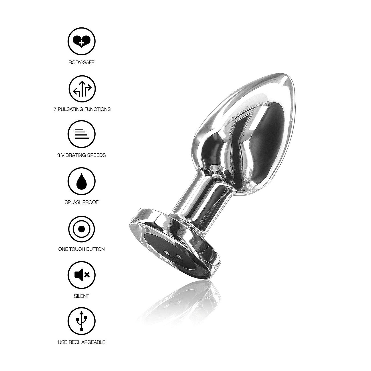 Toy Joy Glider - Motorisoitu terksinen anaalitappi