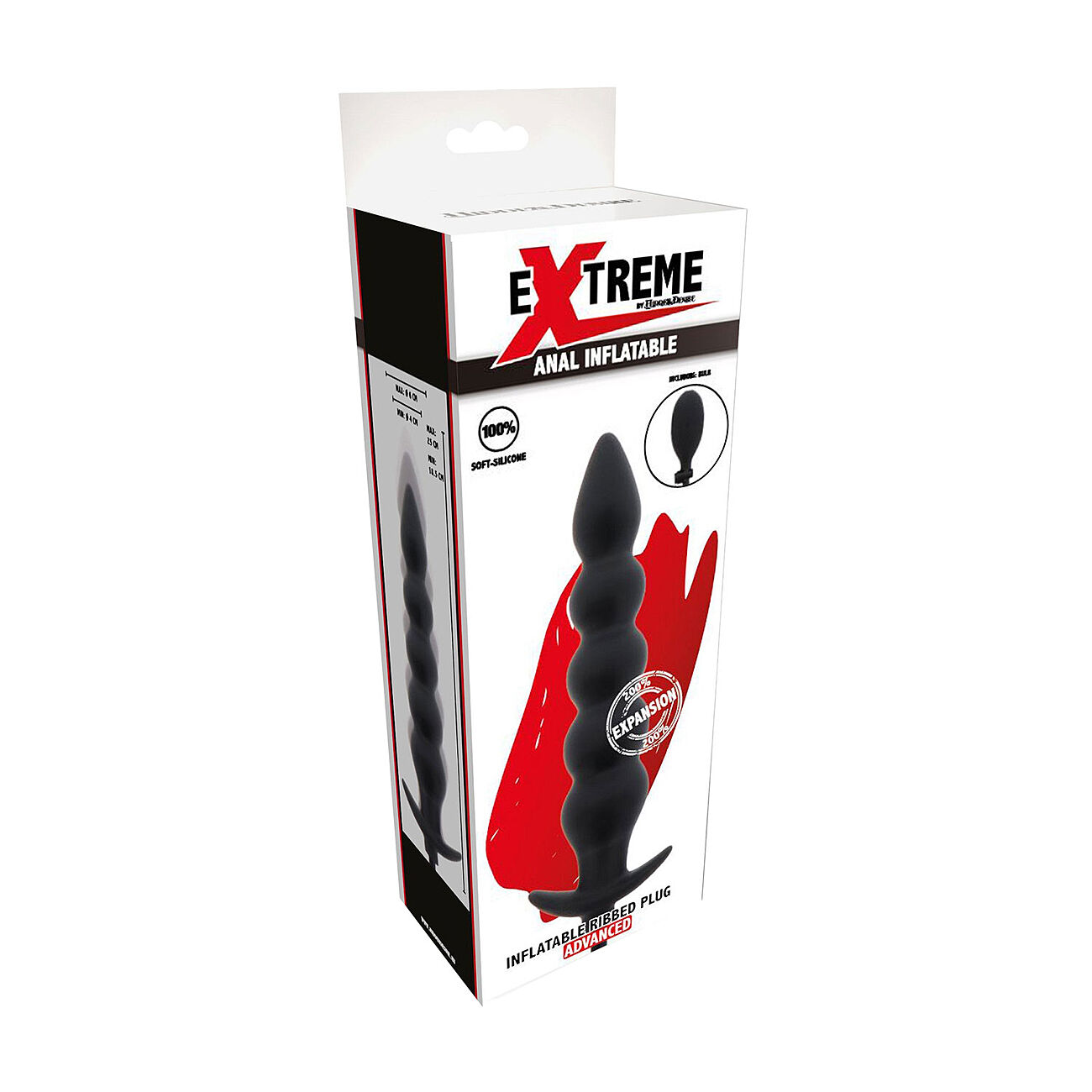 EXTREME - Pumpattava muotoiltu anaalitappi