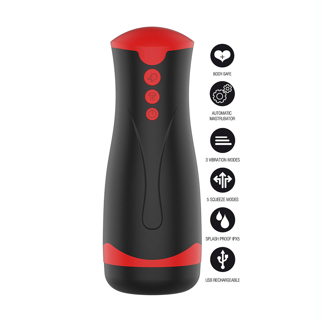 Fusion X Deep Squeeze - Puristeleva ja vrisev masturbaattori