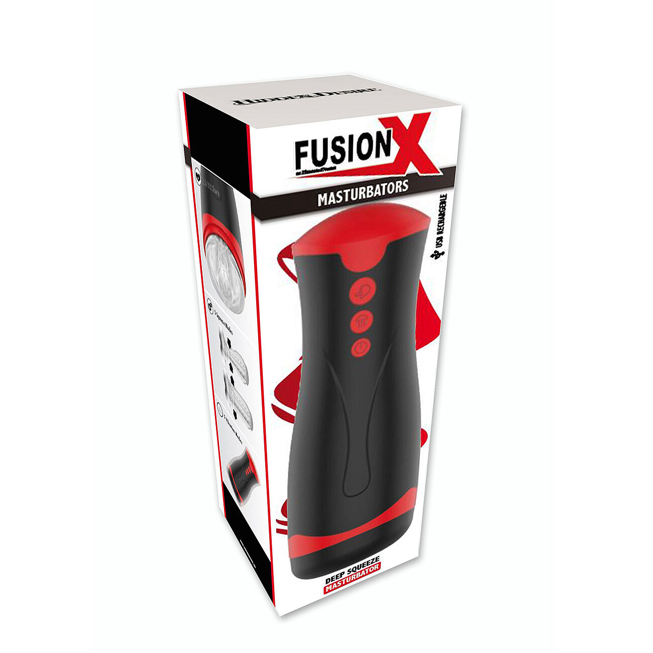 Fusion X Deep Squeeze - Puristeleva ja vrisev masturbaattori