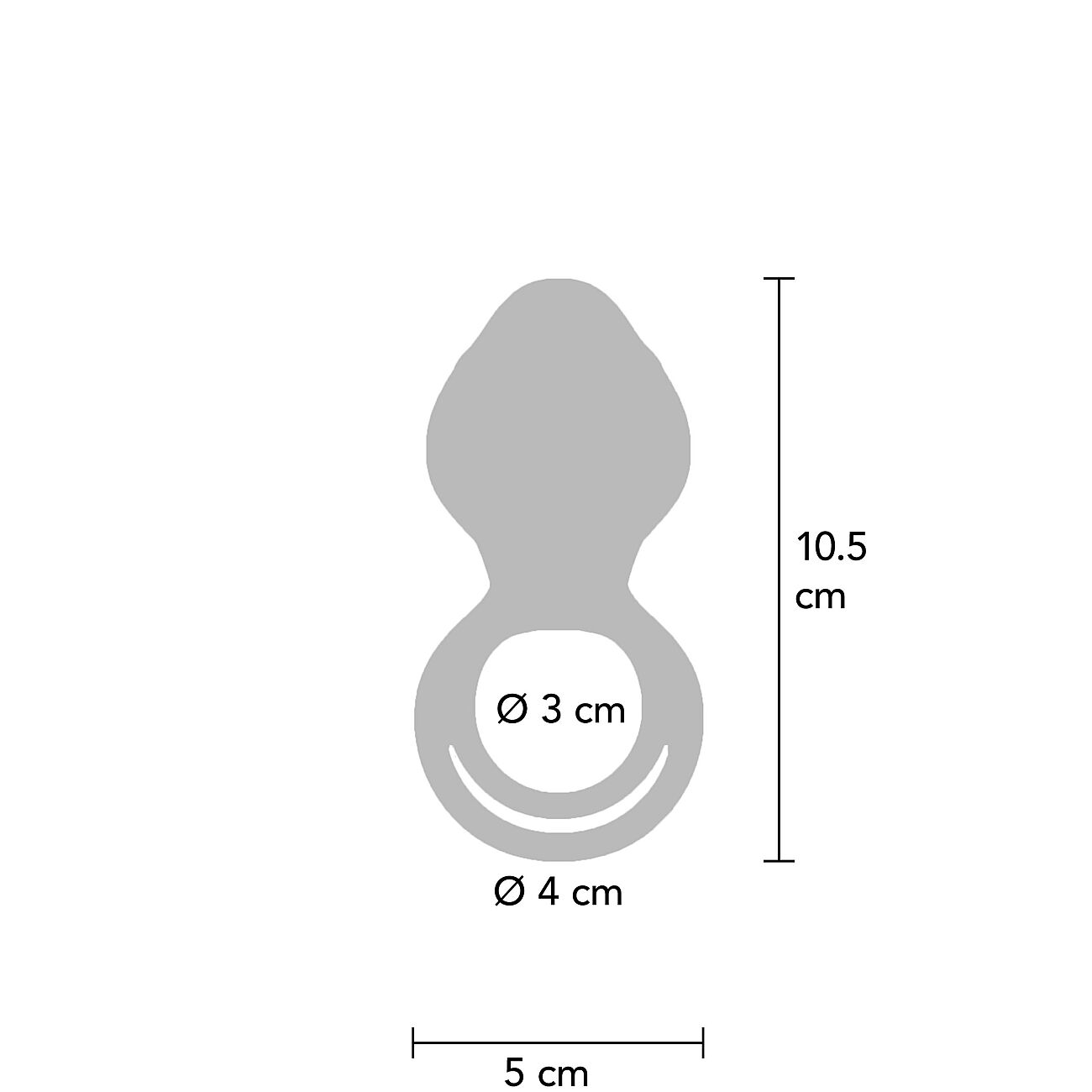 Xocoon Slimline - Pariskuntavibraattori penisrenkaalla