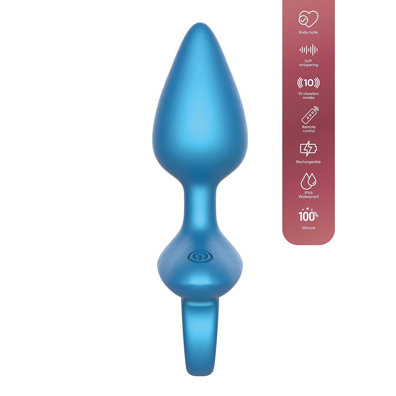 Playhouse Smooth Anal Plug - V�risev� anaalitappi kaukos��timell� 