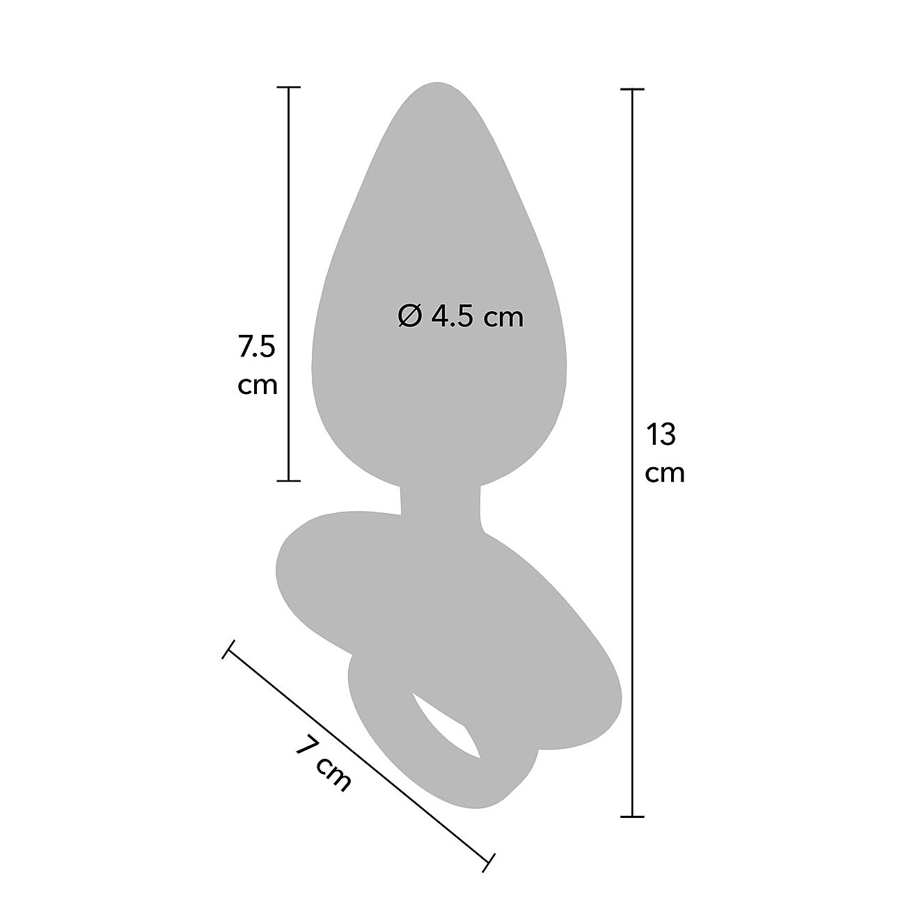 Playhouse Smooth Anal Plug - V�risev� anaalitappi kaukos��timell� 