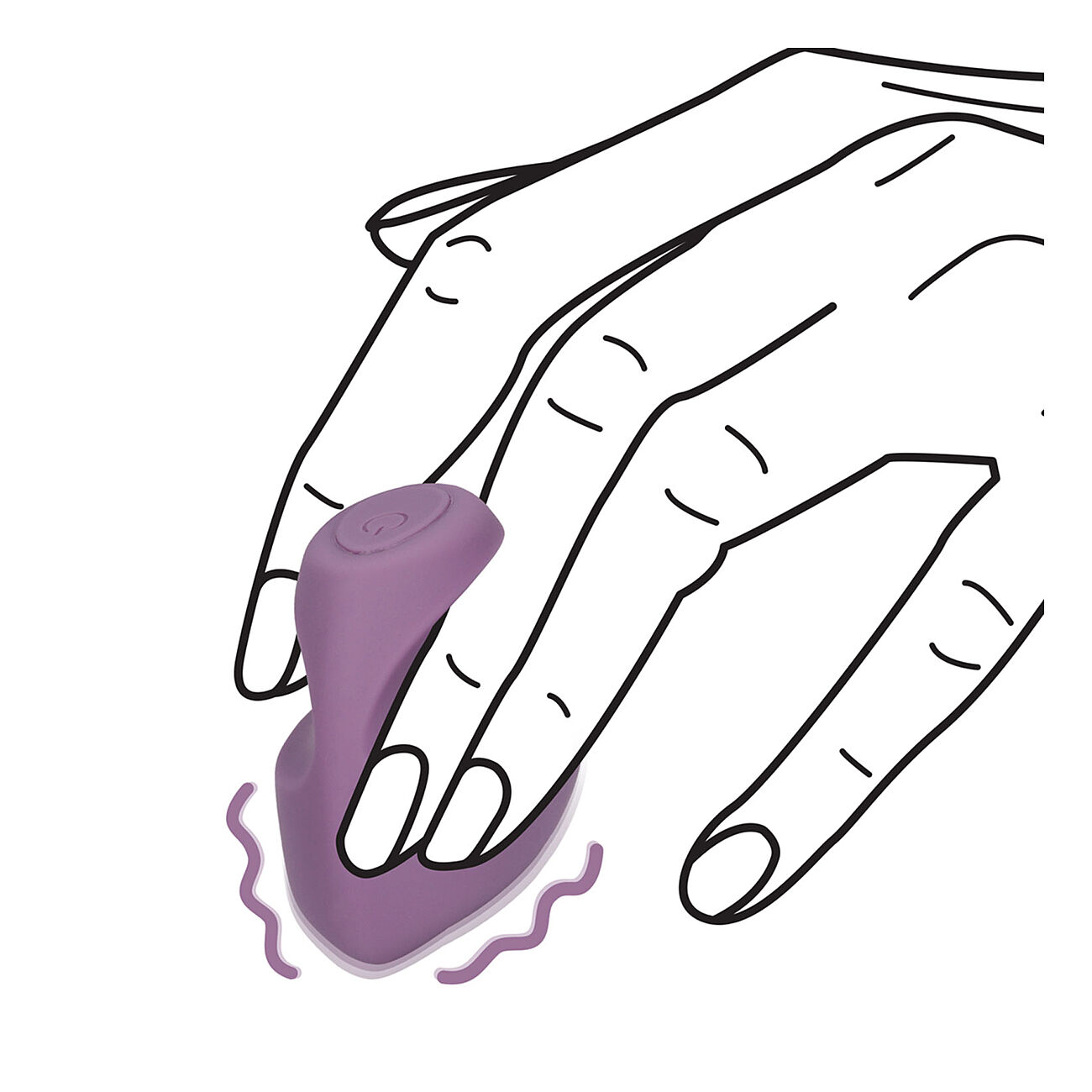 Loveline - Sormivibraattori, lila