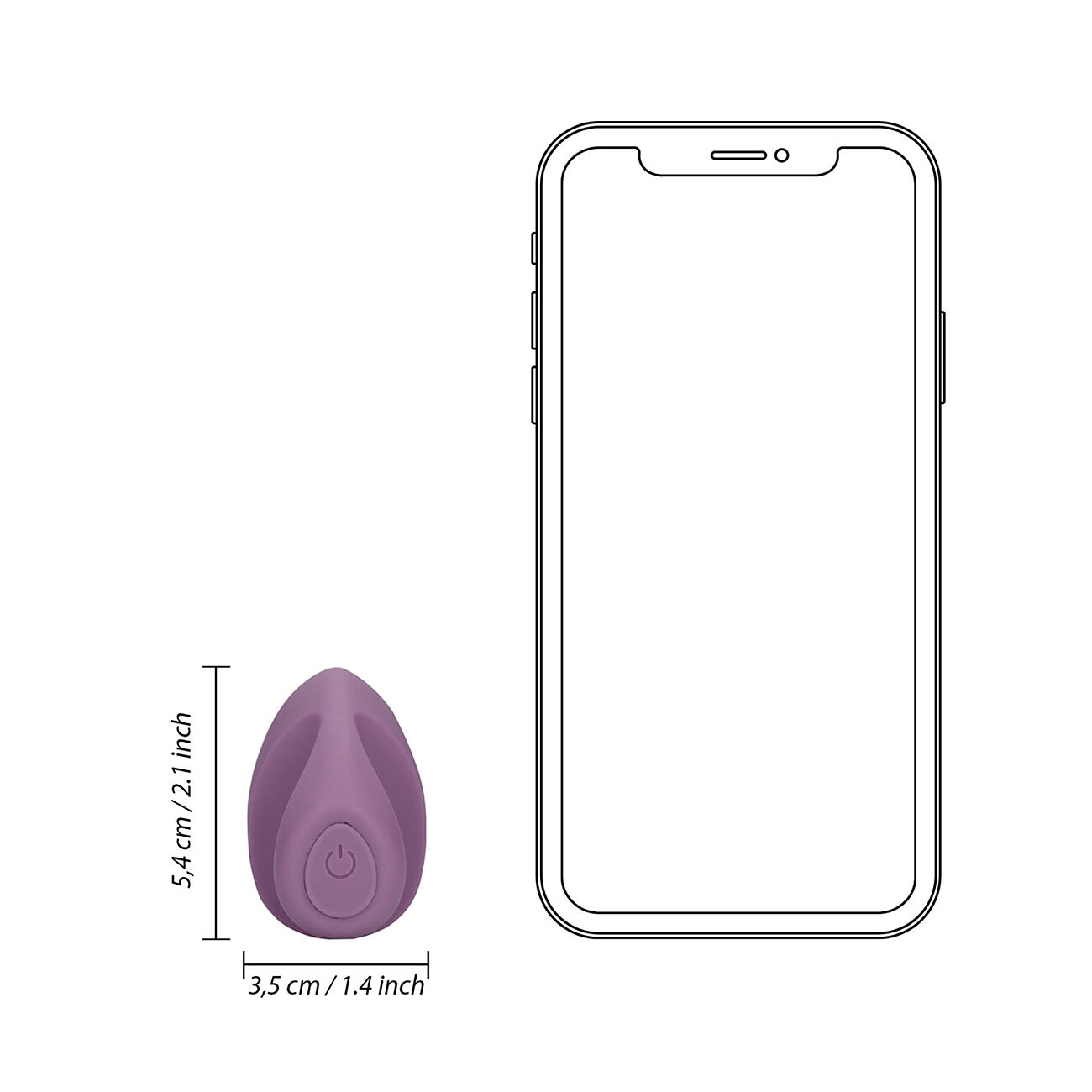 Loveline - Sormivibraattori, lila