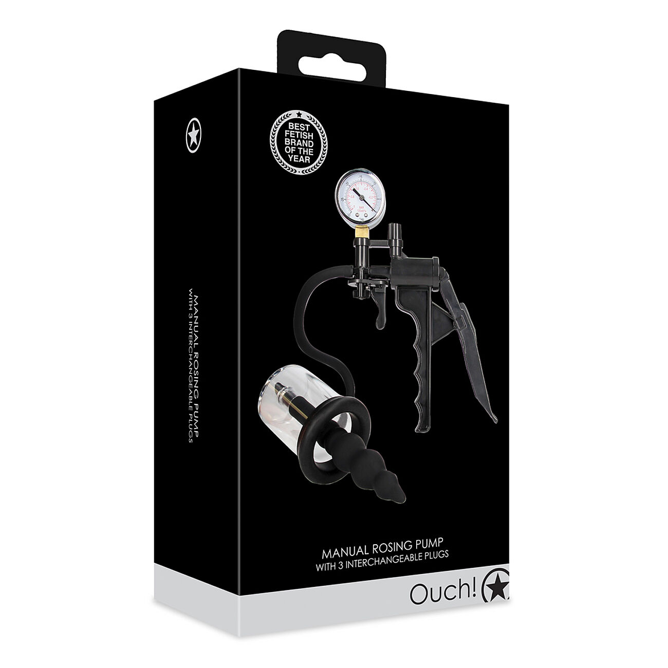 Ouch - Anaalipumppu + 3 anaaliplugia