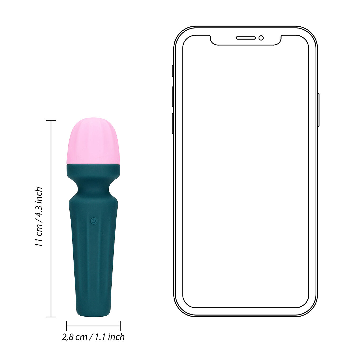 Loveline - Mini wand-vibraattori