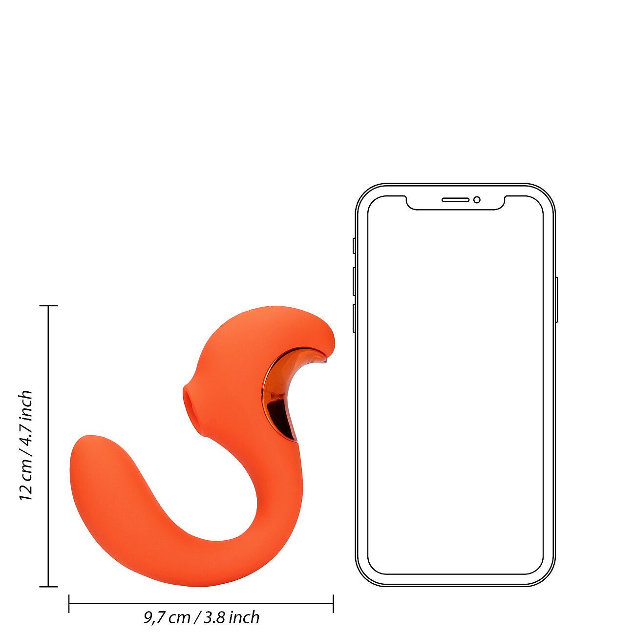 Loveline - G-pistevibraattori klitoriskiihottimella