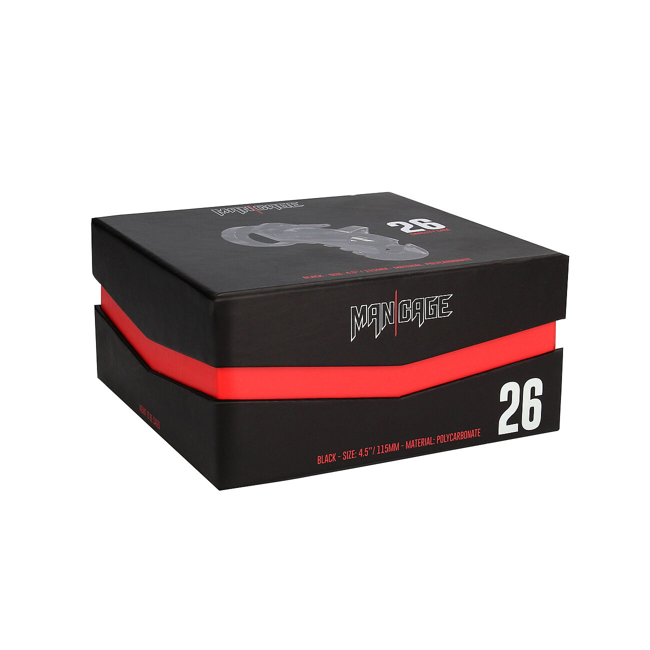 ManCage 26 - Miehen siveysvy, musta
