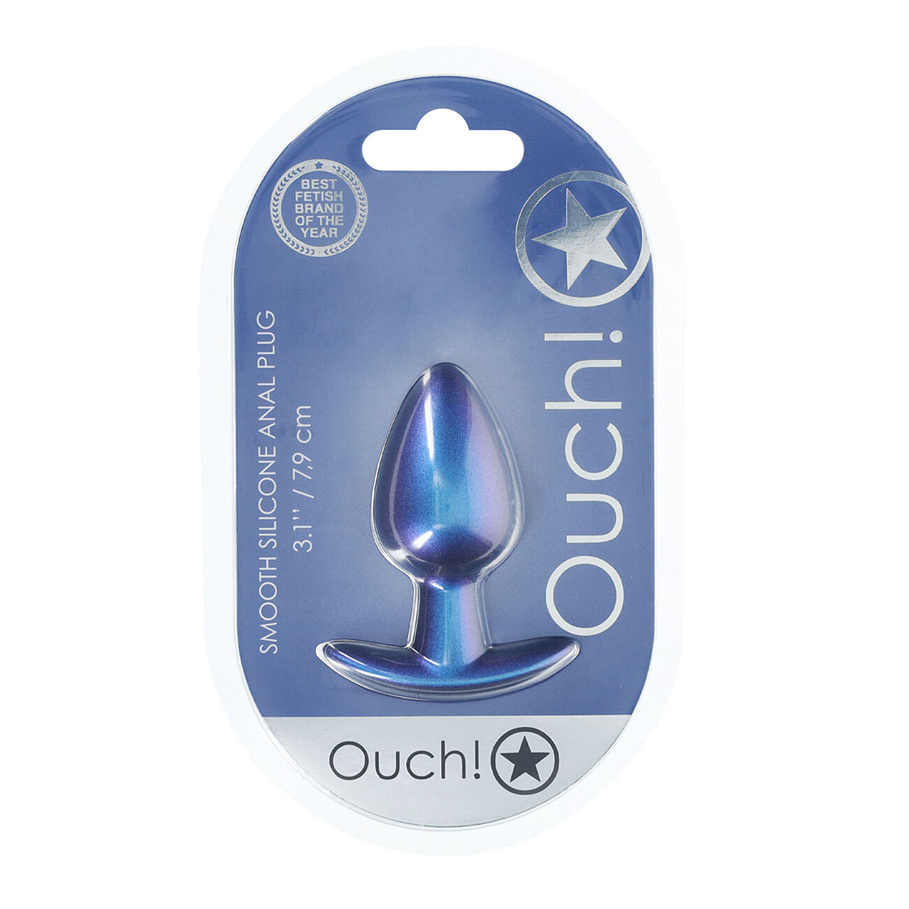 Ouch - Silikoninen anaalitappi, M-koko