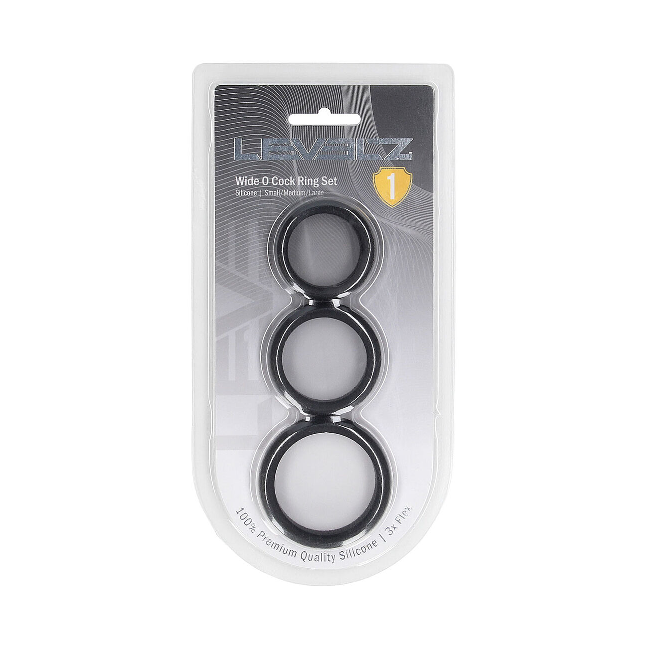 LEVELZ Wide O - Penisrengassetti, S/M/L