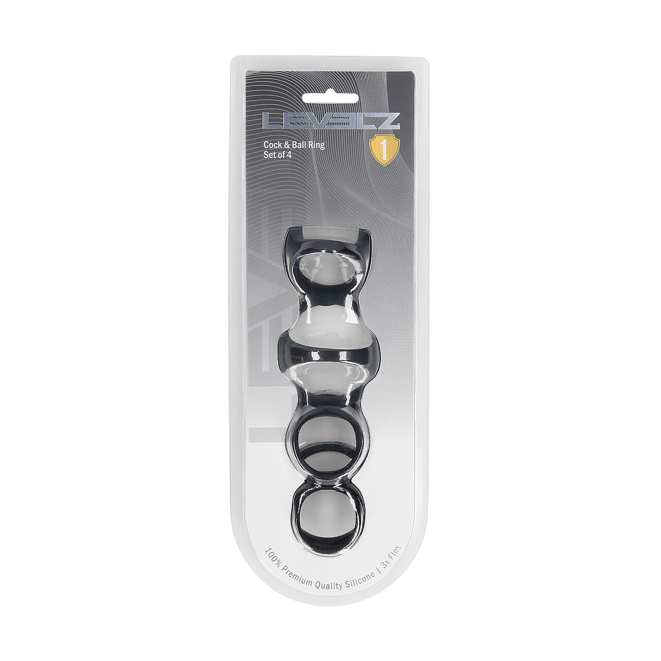 LEVELZ Set of 4 - Peniskivesrengas-setti, 4 kpl