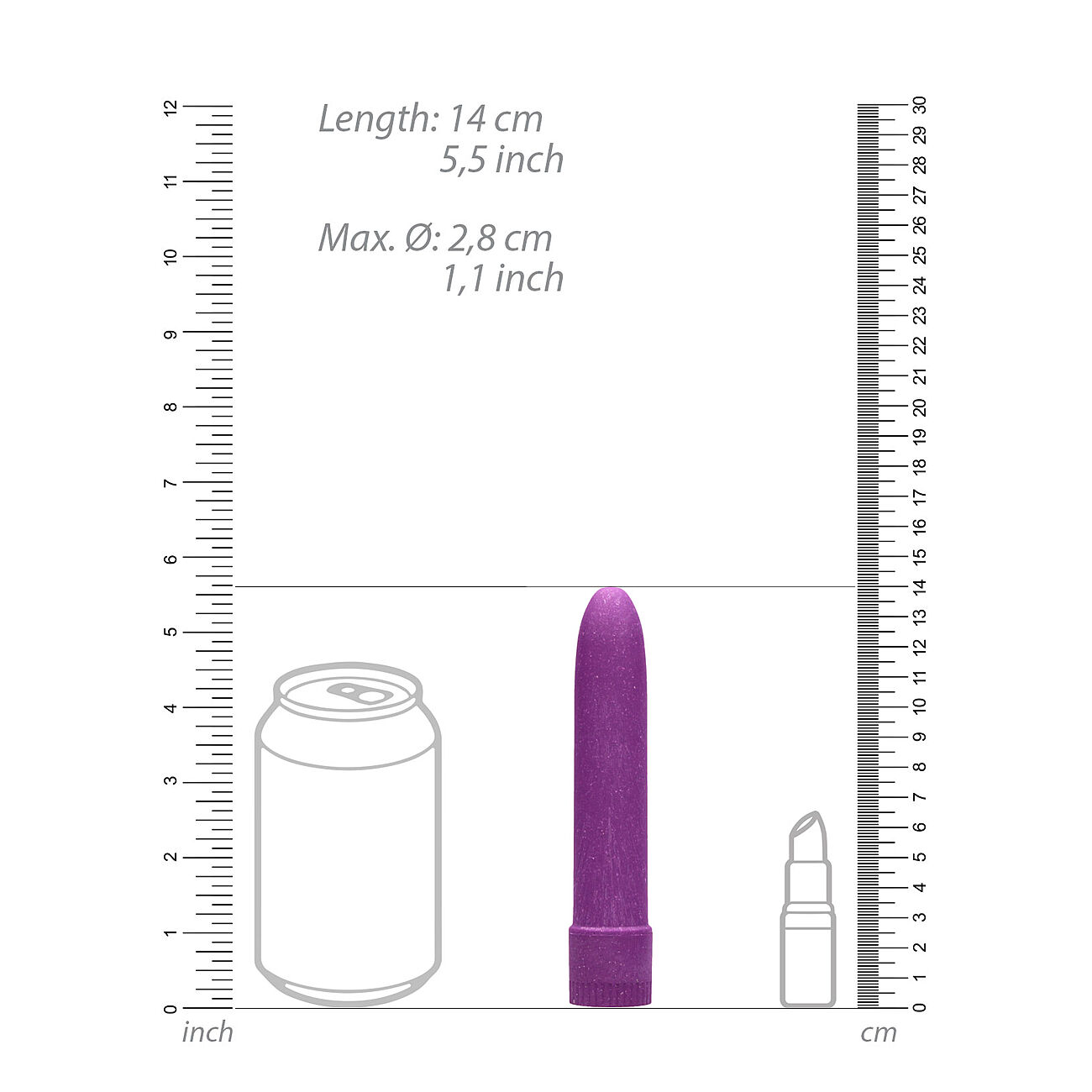 Natural Pleasure - Minivibraattori, lila