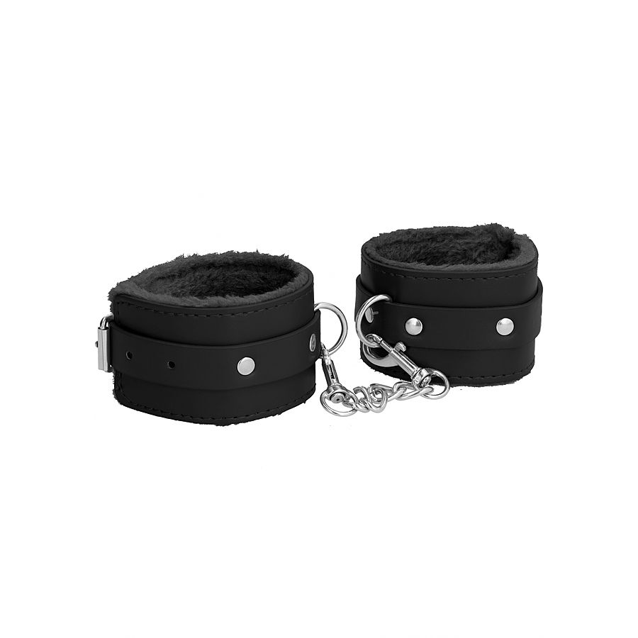 Ouch - Plush Leather Ankle Cuffs