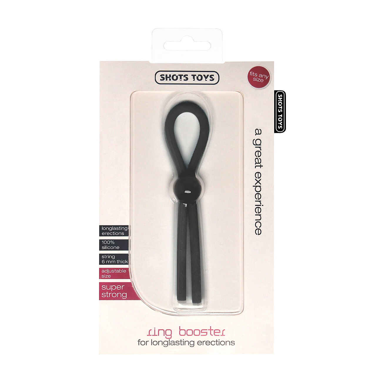Shots Toys Ring Booster - S��dett�v� penisrengas