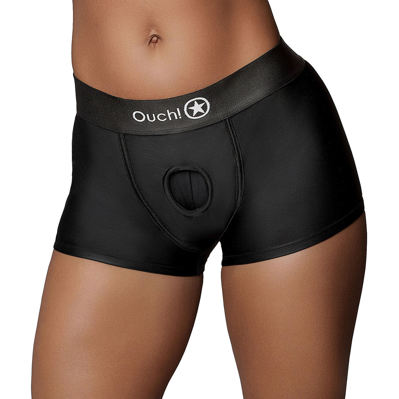 Ouch - Strap-on bokserit kuulavibraattorilla