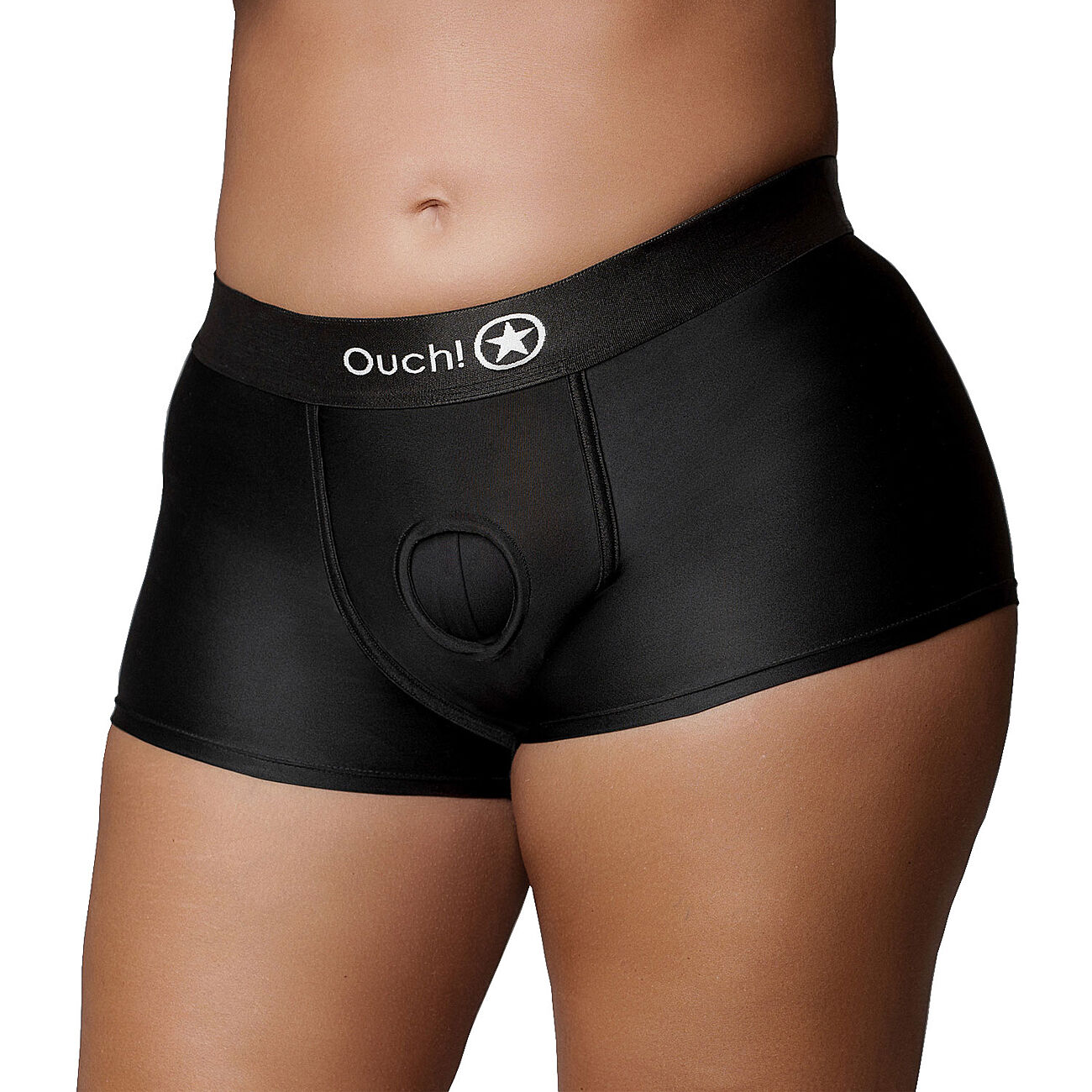 Ouch - Strap-on bokserit kuulavibraattorilla