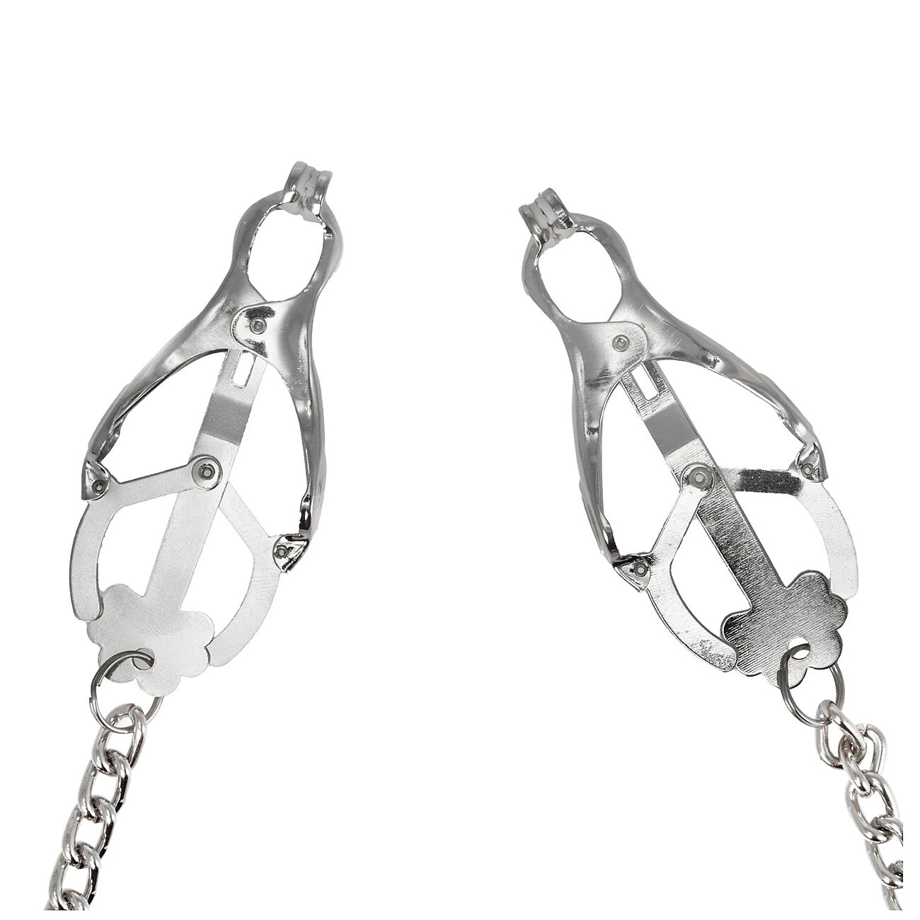 Rimba Bondage Play - Metalliset n�nninipistimet ketjulla