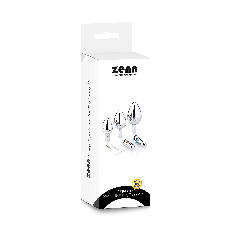 ZENN - Super Smooth metalliset anaalitapit, 3 kpl