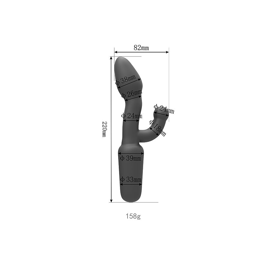 ZENN Rea - Prostata- ja G-piste dildo