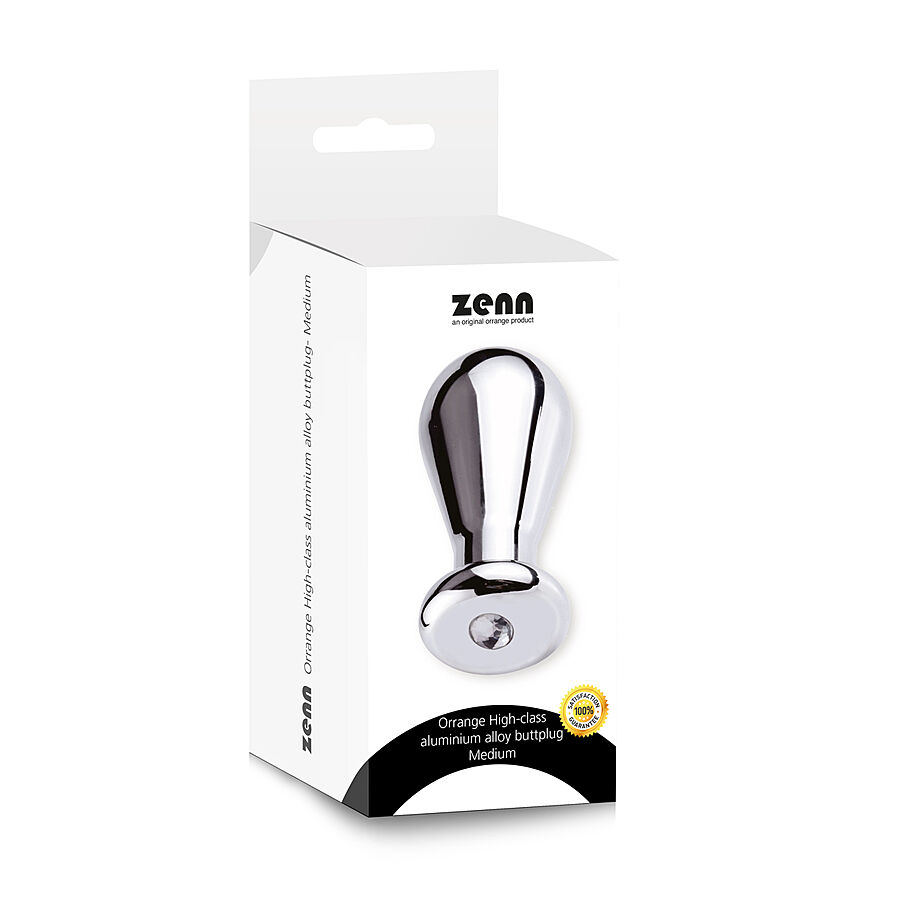 ZENN - High-class aluminium alloy buttplug, medium