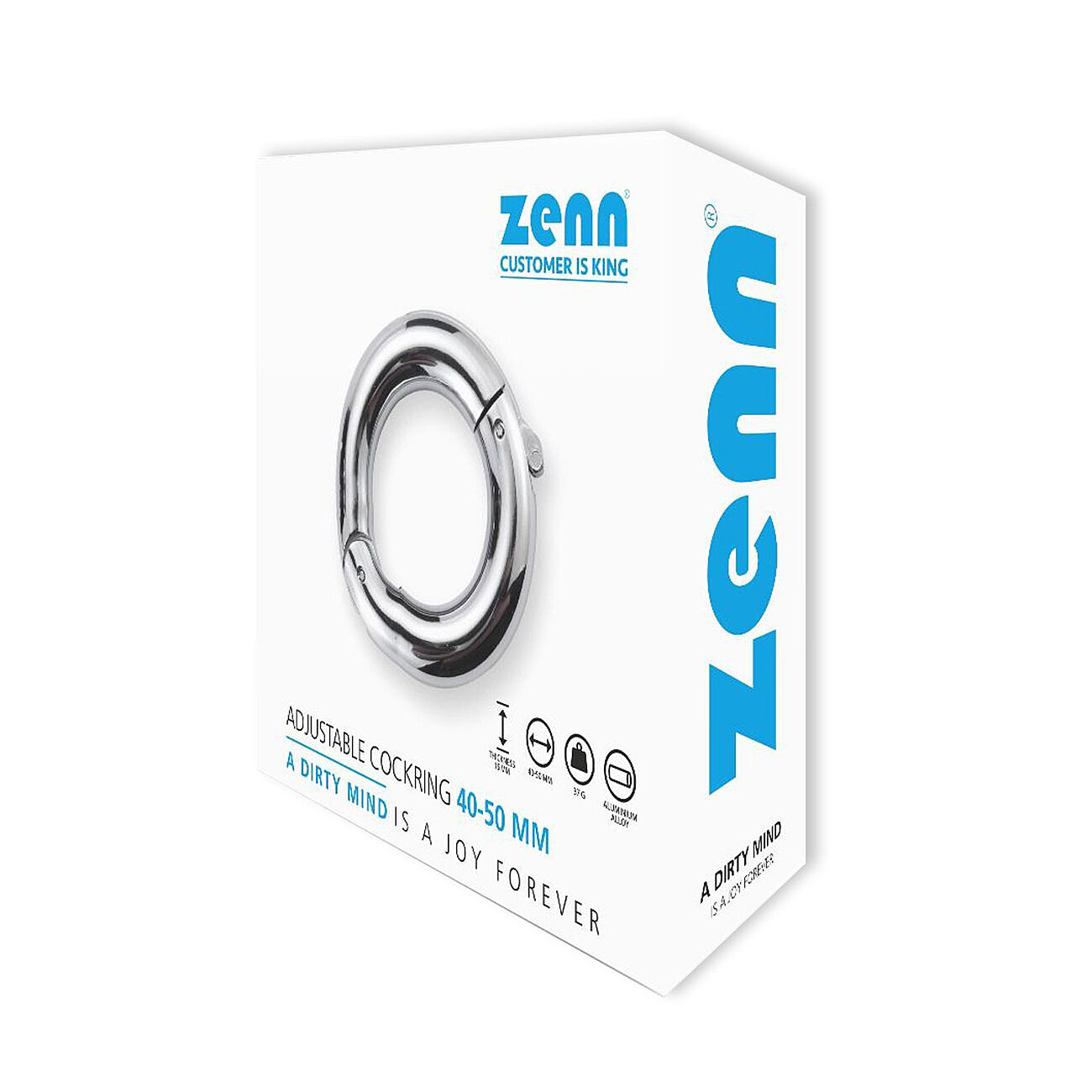 ZENN - Metallinen s��dett�v� penisrengas