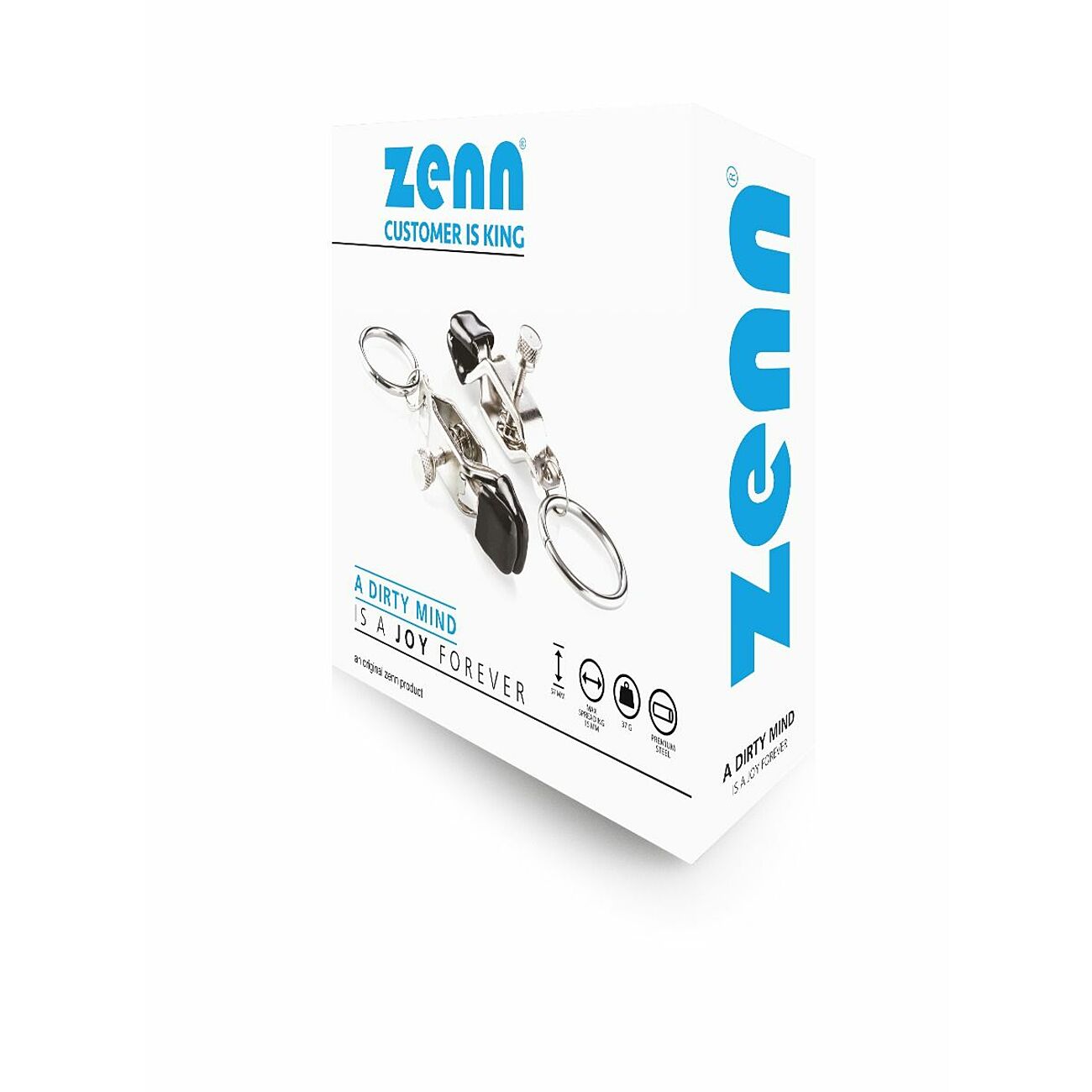 ZENN - Metalliset nnninipistimet renkaalla