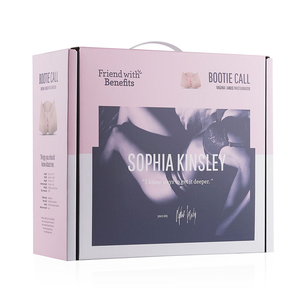 FWB Bootie Call Sophia Kinsley - Tekovagina ja -anus