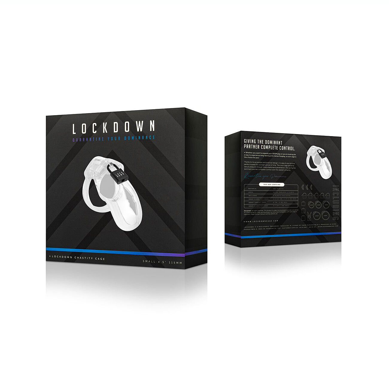 Lockdown - Siveysvy, S-koko, kirkas