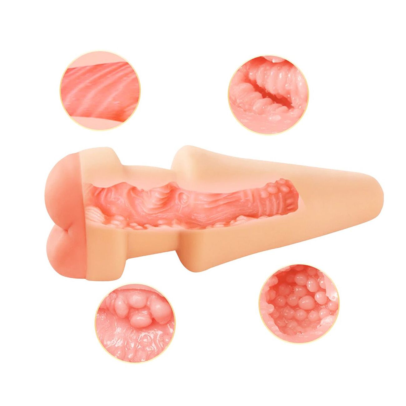 Kiotos - 2-in-1 masturbaattori ja anustappi