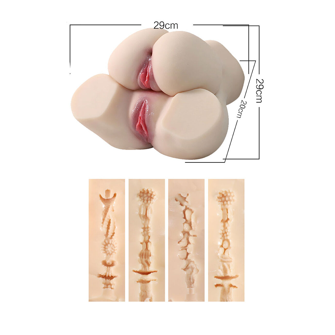 Kiotos Two Girls - Tuplatekovagina ja -anus