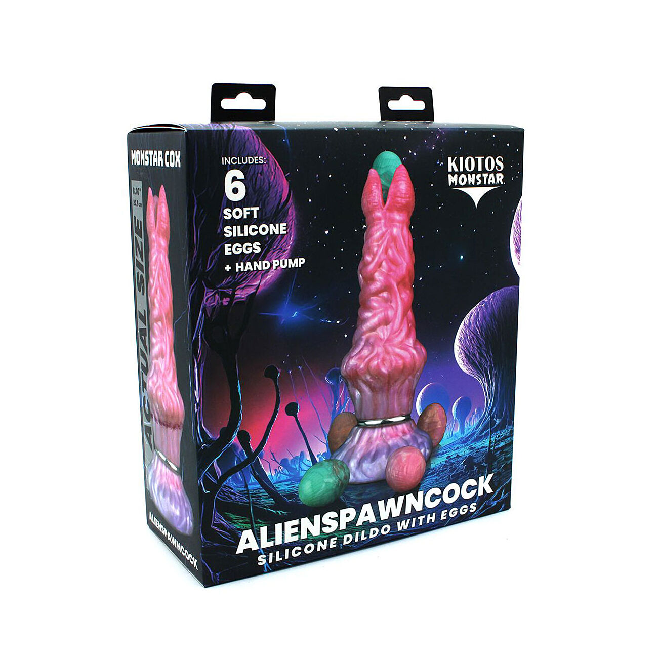 Kiotos Monstar Alienspawncock - Fantasiadildo + munasetti