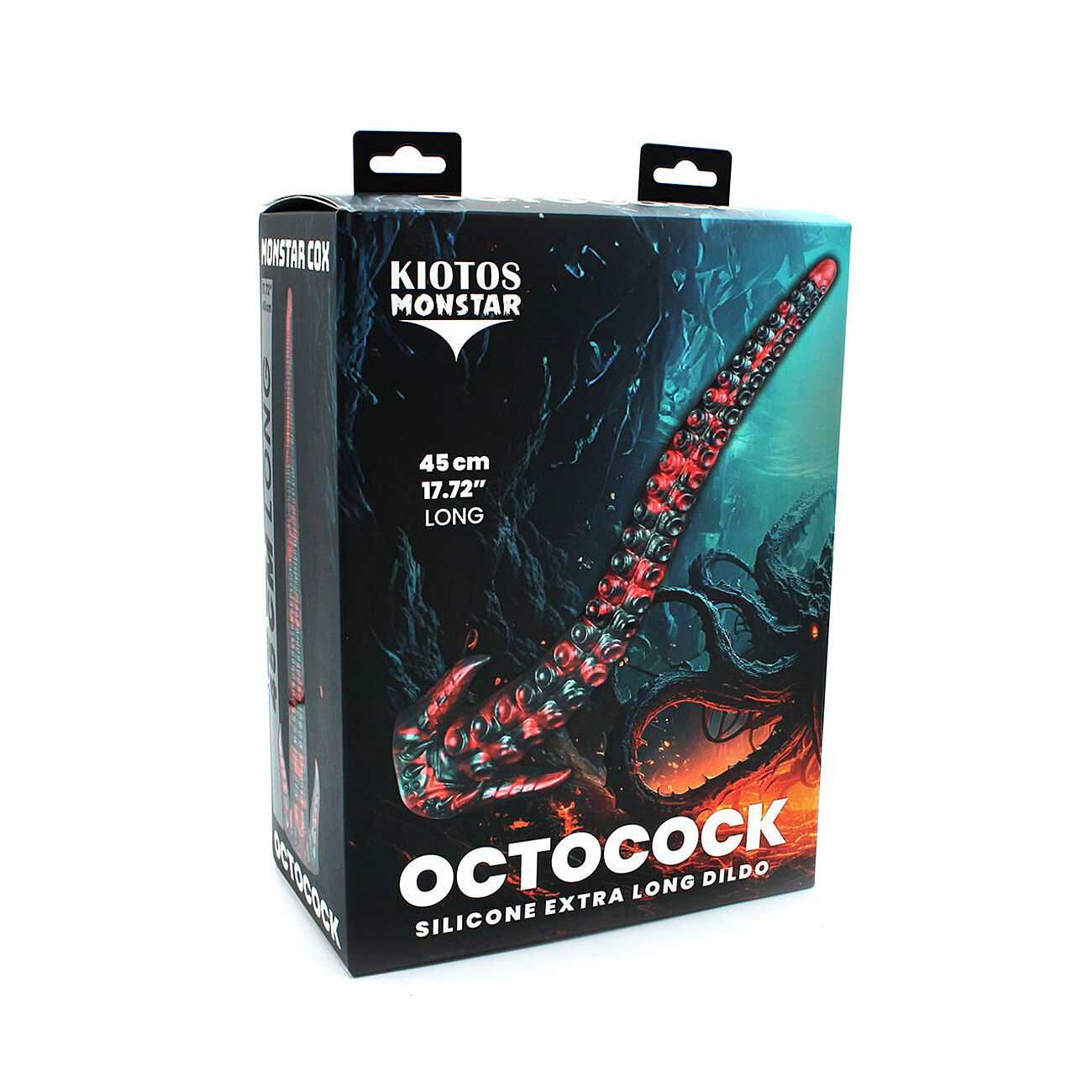 Kiotos Monstar Octocock - Mustekala fantasidildo imukupilla