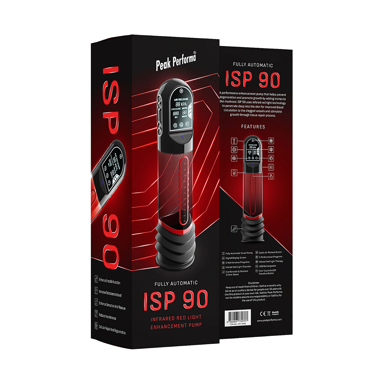 Rimba Peak Performa ISP 90 - Penispumppu infrapunavaloteknologialla 